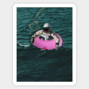 ... like an astronaut in the ocean... Sticker